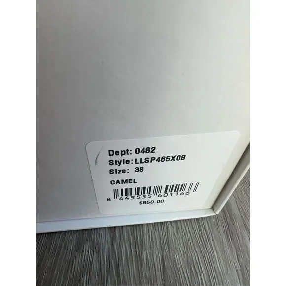 LOEWE Petal Anagram leather slides in Tan EU 38/ US 8 $890 - Picture 14 of 14